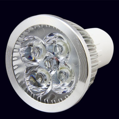 Greenery*BXT 4w Ultra Bright GU10 LED Light Bulb Day&Warm White 6000k 50w Equivalent, Energy Saving, Perfect for Replacing 50 - 60 Halogen Bulbs (Warm white, 1x4w)