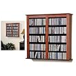Double Floating Wall Storage In Cherry Finish By Prepac Furniture