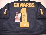 BRAYLON EDWARDS SIGNED AUTOGRAPHED JERSEY MICHIGAN WOLVERINES COA JSA