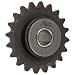 Martin Roller Chain Sprocket, Idler, Type B Hub, Single Strand, 35 Chain Size