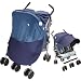 Protect-a-Bub Deluxe Twin Duo 2 in 1 UPF 50 Shade- Navy Image