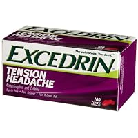 Excedrin Regular Strength Pain Reliever, Tension Headache, 100-Count Caplets