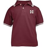 Mississippi State Bulldogs Maroon Toddler Tipped Polo