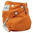 FuzziBunz One Size Diaper, Kumquat, 10-45 Pounds