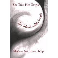 She tries her tongue, her silence softly breaks