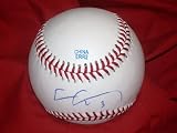 Eric Chavez Autographed ROLB Baseball, Oakland Athletics, Proof Photo of Eric Signing for Us.