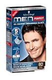 Schwarzkopf - Men Perfect - Gel Colorant Anti-Cheveux Blancs - Brun Naturel 80