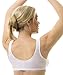 Carole Martin Full-Freedom Comfort Front Closure Bra for Women, Wireless (40, White)