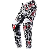 One Industries Stickers Youth Carbon MX Motorcycle Pants - Black/Red