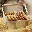 Spring Striped 16 Count Gourmet Cookie Basket