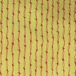Happy Trails Barbed Wire Red
