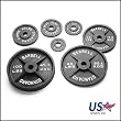 2.5 Pound Black Olympic Weight Plates - 1 Pair