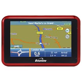 Binatone G430 Widescreen Satellite Navigation with UK and ROI Mapping