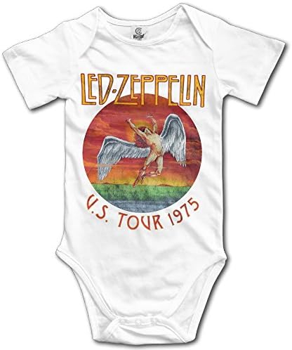Baby Boys Baby Girls Led Zeppelin Us Tour 1975 Onesies Outfits