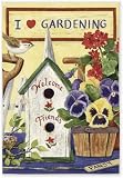 Pansies & Friends Garden Flag 14683