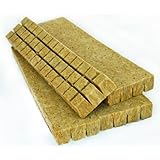 Rockwool Grow Cubes (1.5 Inches) - Growing Medium Starter Sheets (30 Per Pack)