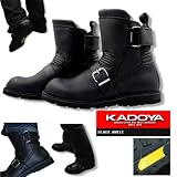 KADOYA カドヤ ブラックアンクルライダーブーツ 26.5cm