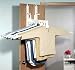Hanging Garment Drying Rack Long (White) (34 hangers - 6)