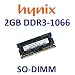 Hynix Original 2 GB 204 pin DDR3-1066 SO-DIMM (1066Mhz, PC3-8500S, CL7, 256Mx8) - Part HMT325S6BFR8C-G7 - mit Netbookspezifischer Chipstruktur - passend f�r alle aktuellen DDR3 Netbooks mit DDR3-1066 / DDR3-800 Standard