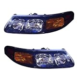 03-05 Pontiac Bonneville Headlights Headlamps Head Lights Lamps Pair Set by Aftermarket