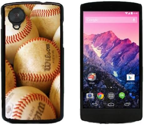 MLB Baseball Hard Plastic and Aluminum Back Case for LG Google Nexus 5