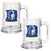 Duke Blue Devils NCAA 2pc 15oz Glass Tankard Set by Great American Products