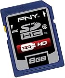 PNY P-SDHC8G6-DVDC 8 GB Class 6 Secure Digital High-Capacity Card