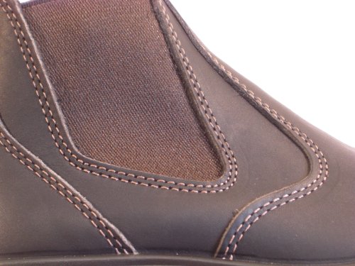 Redback USBOK Chelsea Boots Claret Brown with Steel Toe Cap from Australia (UK size 7)