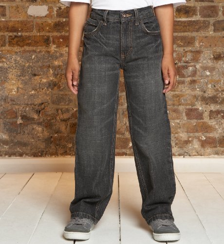 Pure Cotton Premium Basic Straight Leg Jeans