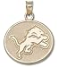 Detroit Lions 14K Gold Pendant