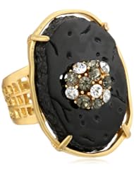 T Tahari Oval Stretch Adjustable Ring