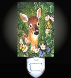 Review Decoration Sensation  / Deer and Butterflies Decorative Night Light
