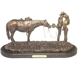 'Courting Cowboy' Sculpture