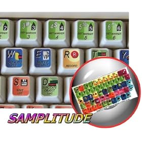 SAMPLITUDE KEYBOARD STICKERS FOR DESKTOP, LAPTOP AND NOTEBOOK