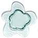 Clear Spanish Recycled Glass Large Amoeba Plate 17.5D