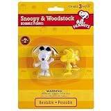  : Snoopy Joe Cool and Woodstock Bendable Figurine Set