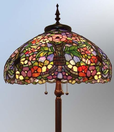 Tiffany Style Stained Glass Floor Lamp VL310
