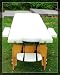 AOSOM Creme Thick Portable Massage Table Tatto Spa