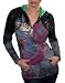 CRYSTAL ROCK Christian Audigier Forest Womens Hoodie Sweatshirt Size M