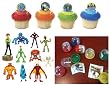 Ben 10 Alien Force Party Favors and Cupcake Rings - 32 items