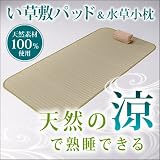 天然素材で夏を涼しく、空気清浄効果もある【い草敷パッド（グ…