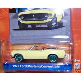 Greenlight Green Machine 1970 Ford Mustang Convertible #56 on the BASE (RARE)