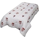 Texas Tech Red Raiders Full Comforter Rotary Print White from College Covers