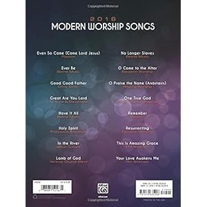2016 Modern Worship Songs: Piano/Vocal/Guitar