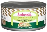 Ambrosia Tuna, Solid Albacore, In Water, 12-Ounce Can (Pack Of 4)