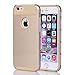 iPhone 6 Plus Protective Case, Lumsing? Hard Soft Rubber Hybrid Shockproof Impact Rugged Armor Defender Case Protective Cover for Apple iPhone 6 Plus (5.5 inch Screen) with Screen Protector (2 in 1/Gold&Gold)