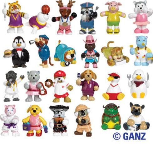 Full Set of 24 Webkinz Figures Series 2 By Ganz