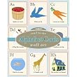Read To Me Alphabet Cards Wall Art by eeBoo