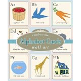 Read To Me Alphabet Cards Wall Art by eeBoo