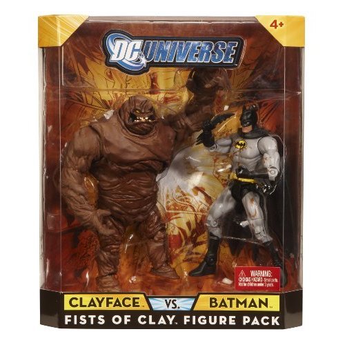  Mattel DC Universe Batman / Clayface Figures 2-Pack